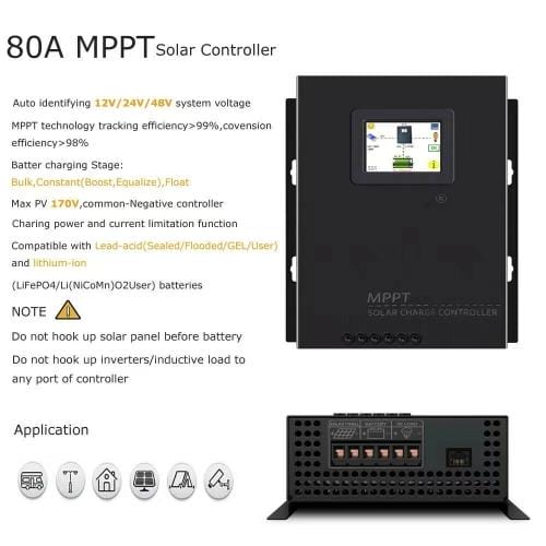 80A MPPT Solar System