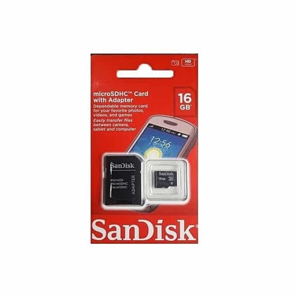 sandisk 16gb micro