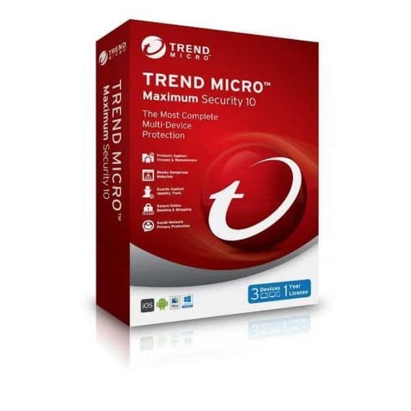 trend micro maximum security software